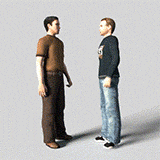 Casual Streetwear Figures 3D model
