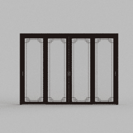 Urban Serenity Window 3D model for Modern Spaces