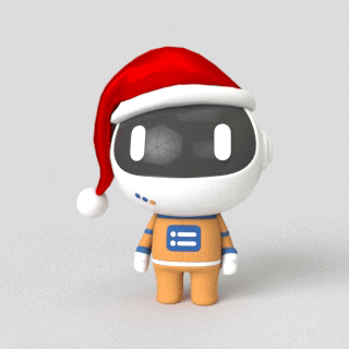 Festive Robot 3D Model for Holiday Projects