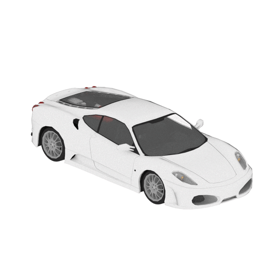 Speedster Low Poly 3D Model