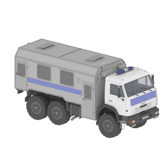 Military Truck 3D model for Creative Projects