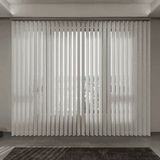 Modern Minimalist Vertical Blinds 3D model