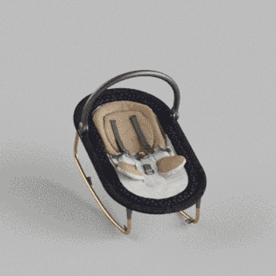 Elegant Low-Polygon Armchair 3D model