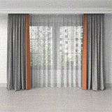 Urban Drapery Curtain 3D model